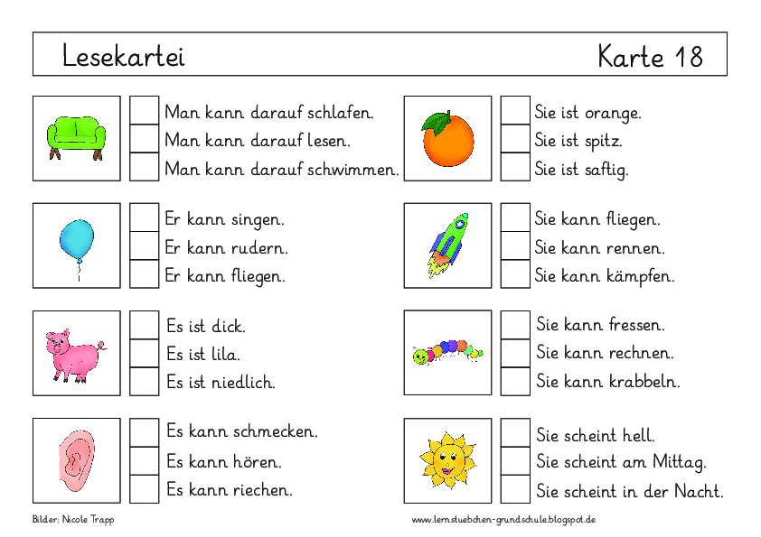 Lesekartei (3) (.pdf) - Lernstübchen